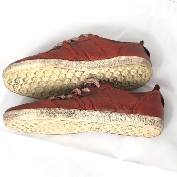 Liebeskind Berlin Red Leather Shoes EU 40 US 10 - Picture 4 of 6